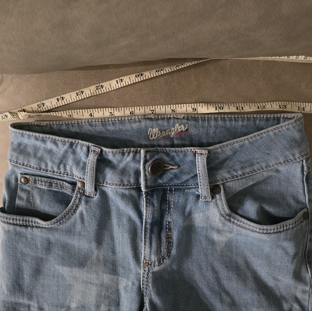 Wrangler Light Blue Star Flare Jeans - Picture 6 of 8